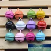 Pet Pendants Hängande Jingle Bells 20pcs Xmas Tree Ornaments DIY Crafts Tillbehör Handgjord Metall Iron 22mm Julinredning