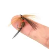 50114PCSSET Caixa de atração de pesca com mosca conjunto molhado Ninfa seca Material de amarração de moscas Moscas falsas para pesca de trutas Tackle 20103058757061762275