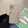 Camera Ochrony zderzaku iPhone'a dla iPhone'a 15 14 14plus 13 12 11 Pro Max XR XS x 8 7 6s plus matowy półprzezroczysty wstrząsowy tylne okładki hurtowe DHL