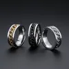 Modyle New Fashion Punk Vintage Stainless Steel Men Ring Ring High Quality Spinner Chain Men Jewelry for Party Gift4917283