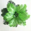90 cm 39 teste piante tropicali grandi palme artificiale finta mostera seta foglie di palma foglie false piante per la casa decorazione da giardino1875008