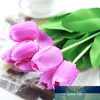 Wholesale White Artificial Flower High Quality Real Touch PU Tulip Desktop Wedding Home Decoration Gift Multi-color Party Decor