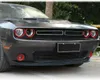 Copertura per fendinebbia anteriore per auto rossa/copertura per anello faro anteriore per accessori esterni Dodge Challenger 15+