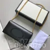 1955 Horsebit torby woc torby wieczorowe projektant crossbody portfele vintage siodło portmonetka długie etui na karty kobiety torebki na telefon portfel na łańcuszku modna torba dicky0750