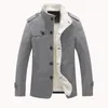 FGKKS Winter Men Solid Wool Blend Coat Quality Brand Men Trendy Stand Wool Jacket Warm Thick Casual Wool Coats Male LJ201110