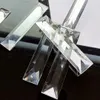 100mm barre de cristal clair Suncatcher pendentifs lustre cristaux prismes suspendus ornement décoration de la maison accessoires d'éclairage H jllVuX