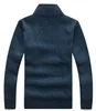 Winter Men's Turtleneck Sweater Half Zip Fleece Knitted Wool Pullover Long Sleeve Pocket Casual Male Thick Clothing for Autumn 201022