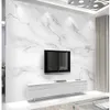 Papier peint stéréoscopique 3D Haute définition Atmosphérique Blanc Marble Fond d'écran Fond Mur Fenêtre Fond d'écran mural