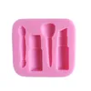 DIY 실리콘 베이킹 금형 케이크 퐁당 비누 3D 금형 화장품 아름다움 립스틱 모양 식품 도구 Bakeware 새로운 도착 1 4sk G2