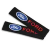 2st / lot bil säkerhetsbälte täcker axelkuddar för Ford Focus Fiesta Kuga Mondeo Ecosport MK2 Säkerhetsbälte Täck bil styling för BMW