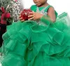 chasseur vert dentelle fleur fille robes robe de bal tulle petite fille robes de mariée pas cher communion pageant robes robes zj705