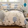 المنسوجات المنزلية مجموعة الفراش أغطية السرير تشمل غطاء لحاف السرير ورقة السرير المعزي مجموعات الفراش السرير الكتان C0223