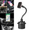 2021 Sucção Magnética Suporte de Copos de Carro Montagem Ajustável Gooseneck Cell Stands suporta Smartphones Voiture