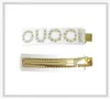 Nowy projektant projektant biżuterii litery Rhinestone Girl Barrettes Bling Bling Women Hair Clip Dift for Lover2459