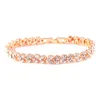 2021 Modieuze vrouwen Sieraden Legering Cubic Zirconia Diamond Armband Gold Sier Beaded Bracelet