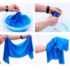 30*90cm Ice Cold Towels Summer Cooling Sunstroke Sports Exercise Towels Cooler Running Towels Quick Dry Soft Breathable Towel RRF13517