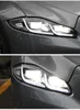 Bilstrålkastare för Jaguar XJL 2011-2018 LED-huvudlampor XJ XF XE DRL Turn Signal High Beam Angel Eye Projector Lens Automobiles