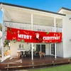 Merry Christmas Home Decorations Porch Door Banner Hanging Ornament Xmas Year Gifts Kerst Noel Y201020