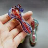 Glass Pipe Smoking Hand Tube Blown Mini Cute Heady 2.9 Inch Dry Herb Tobacco Oil Burner Pyrex Spoon Pipes Portable Gift Smoke Accessory Bong