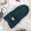 Enorme chapéu de lã feminino inverno engrossar gorros circunferência da cabeça grande frio grosso oversized malha 2112238276931