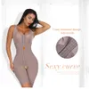 Hexin Full Body Shaper Бесшовные бедро корсет Tummy Control живота талия Cincher Crafewear женщин для похудения крючки для похудения Bodysuit 201222