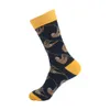 VPM Big Size Cotton Men's Socks Funny Animal Dog Elephant Monkey Sloth Bear Penguin Knee High Long Cool Skate Sock for Men e5