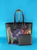 Hot Sales New Fashion Printed Shopping Bag Högkvalitativ Berömd Designer Handväska Mode Casual Lady Mini Totes Väskor