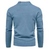 Mens Slim Fit Turtleneck Sweater Casual Cashmere Knitted Pullover Sweaters Men Solid Color Business Casual Knitwear Men Clothing