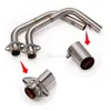 Motorcycle Exhaust Full Systems Header Pipe Front Link Pipe 51mm Slipon Exhaust For Ninja 400 Z400 2020 202018531419