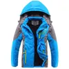 Çocuk giyim sıcak ceket sportif çocuk giyim su geçirmez rüzgar geçirmez kalınlaşmak erkek kız pamuk-yastıklı ceketler sonbahar ve kış 201126