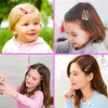 Mix Einfarbig 5 cm Metall Hairgrip Snap Haarspangen für Kinder Baby Frauen Haarspangen Clip Pins TS211