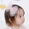 1 pièces nouveau coréen Angela mignon bébé filles épingles à cheveux dessin animé Net fil nœud papillon pince à cheveux enfants enfants accessoires21853799347270