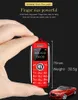 Разблокированные мини -мобильные телефоны Bluetooth Dialer Cellular 0,66 дюйма с руками Маленький телефон mp3 Magic Voice Dual Sim