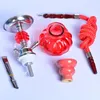 10,8 pouces verre percolateur bong rond narguilé shisha silicone bongs ensemble cool belle recycleur de tige arabe