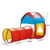 Stora barntält Portable Play House Crawling Tunnel Folding Babyspel Tipi Barnrum