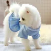 Casual Polo Shirt Dress Spring Summer Pets Outfits Clothes For Small Party Dog Skirt Puppy Pet Costume Y200917