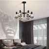 Licht luxe woonkamer led kroonluchter eenvoudig modern huis eetkamer slaapkamer lamp nordic nieuwigheid cafe kroonluchter plafond