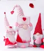 Alla hjärtans dag dekorationer gåvor gnome kuvert kärlek ansiktslös gnomes docka fönster rekvisita dekoration docka ornament hh21-30