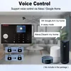 Freeshipping Smart WiFi 2G / 4G 3G GSM Home Security Alarm System Burglar Kit Wireless Wired med Google Alexa IP Camera House Protection