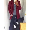 Männer Trenchcoats Herbst Winter Männer Casual Verdicken Wollmantel Business Männlich Solide Klassische Mantel Mittel Lange Jacken Topskaa2