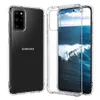 Pour Galaxy S24 Ultra S23 S22 Étuis de téléphone portable en silicone souple transparent TPU Couverture arrière non jaunissante