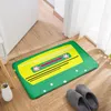 Fun Vintage Cassette Tape Door Mat Entrance Corridor Anti-Slip For Kitchen Bathroom Living Room Vacuuming Carpet 220311