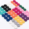 120pcs 22cm Felt kuddar passar för 30mm Essential Oljediffusor Halsband Armband Locket, Färgrik Diffuser Refill Pads1