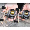 6.3：1 Baitcast Fishing Reel 13ベアリング大型ライン容量軽量左利き右利きベイトキャスティング釣りホイールツールT191015