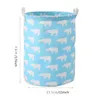 Flamingo Foldable Laundry Basket Waterproof Dirty Clothes Washing Laundry Baskets Storage Bag Organizer Clothing Storage Box WDH1230