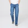 42 44 46 48 grande taille haute qualité coton stretch jeans droits 2020 automne hiver marque vêtements hommes mode denim pantalon LJ200903