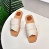 2021 new classic fashion women's casual flat slippers ribbon fabric rubber soles luxury size 35-40