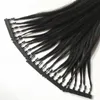 new arrival products top quality cuticle aligned virgin hair 6d pre bonded extensions natural black color