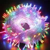 10 m, 100 m, farbige LED-Lichterkette für Weihnachtsdekoration, Lichter, Sterne, blinkende Lichter, Urlaub, Hochzeit, Weihnachtsbaumschmuck