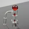 TERP Akcesoria palenia kwarcowe Banger Większy poziom rurki Paznokcie Lepszy przepływ powietrza Miska 25 mm 68 mm Długość platformy DAB RIG 7854006423